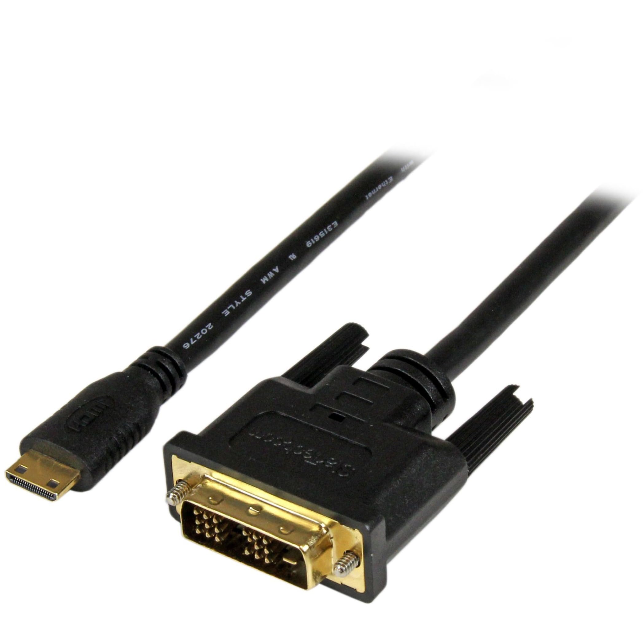 Startech.Com 2M Mini Hdmi To Dvi D Cable   M/M   2 Meter Mini Hdmi To Dvi Cable   19 Pin Hdmi (C) Male To Dvi D Male   1920X1200
