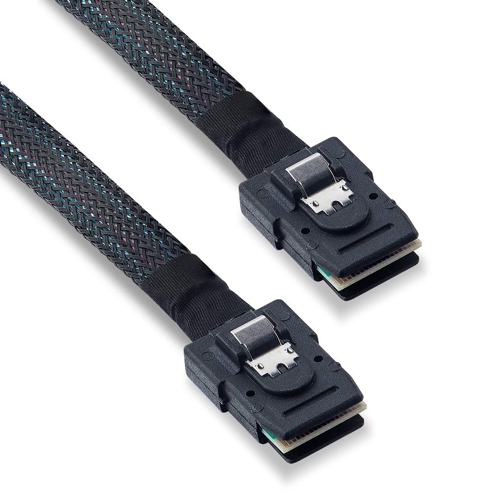 Ipolex Internal Mini Sas Hd Cable Sff 8087 To Sff 8087   Mini Sas Cables, Compatible With Server, Raid Card & Pci Express Contro