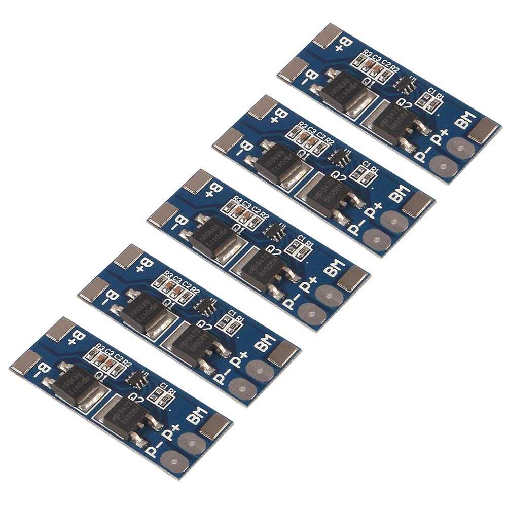 Aceirmc 5Pcs 2S 8A Li Ion 7.4V 8.4V Li Ion Lithium Battery 18650 Charger Pcb Protection Board For Li Ion Lipo Battery Cell Pack
