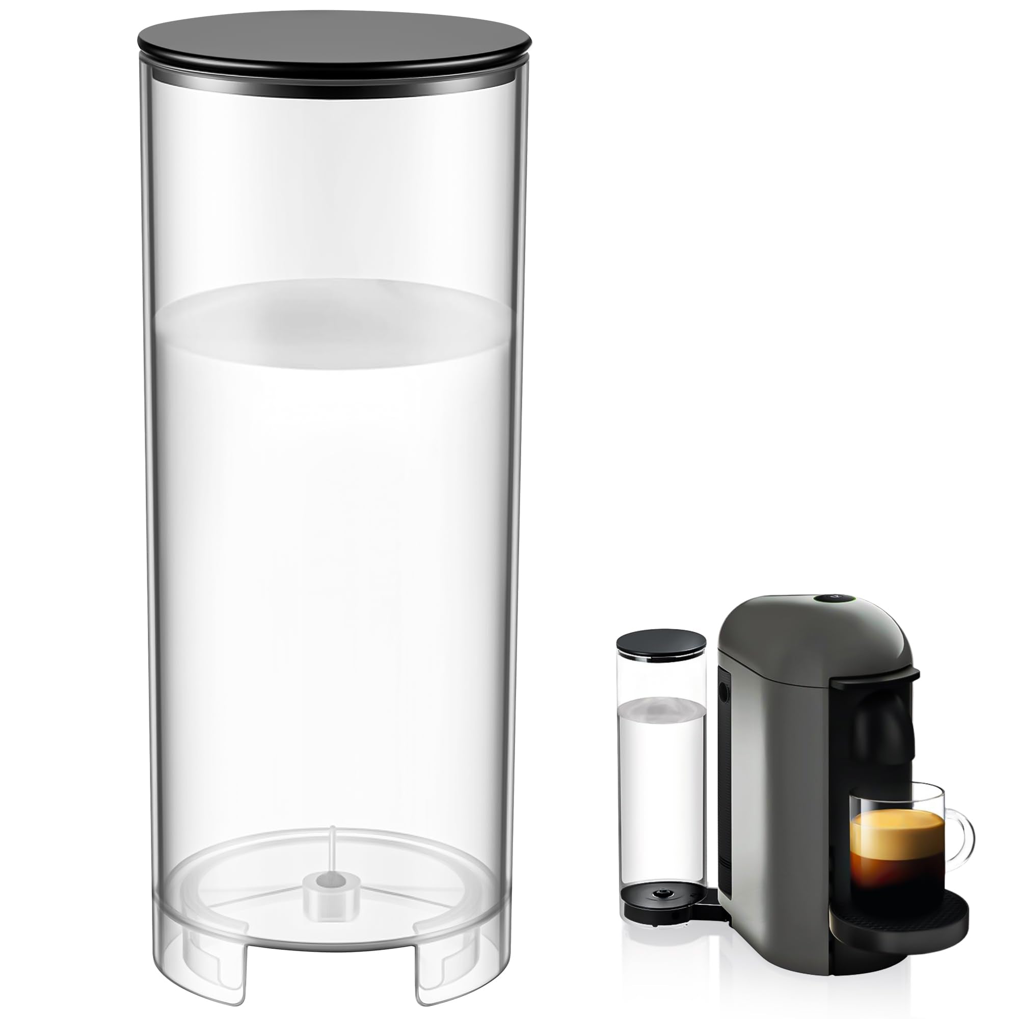 Feekoon 60 OZ Water Tank Reservoir Compatible with Groupe SEB Nespresso by Krups Vertuo Plus Deluxe XN900840 Coffee Machine/Krup