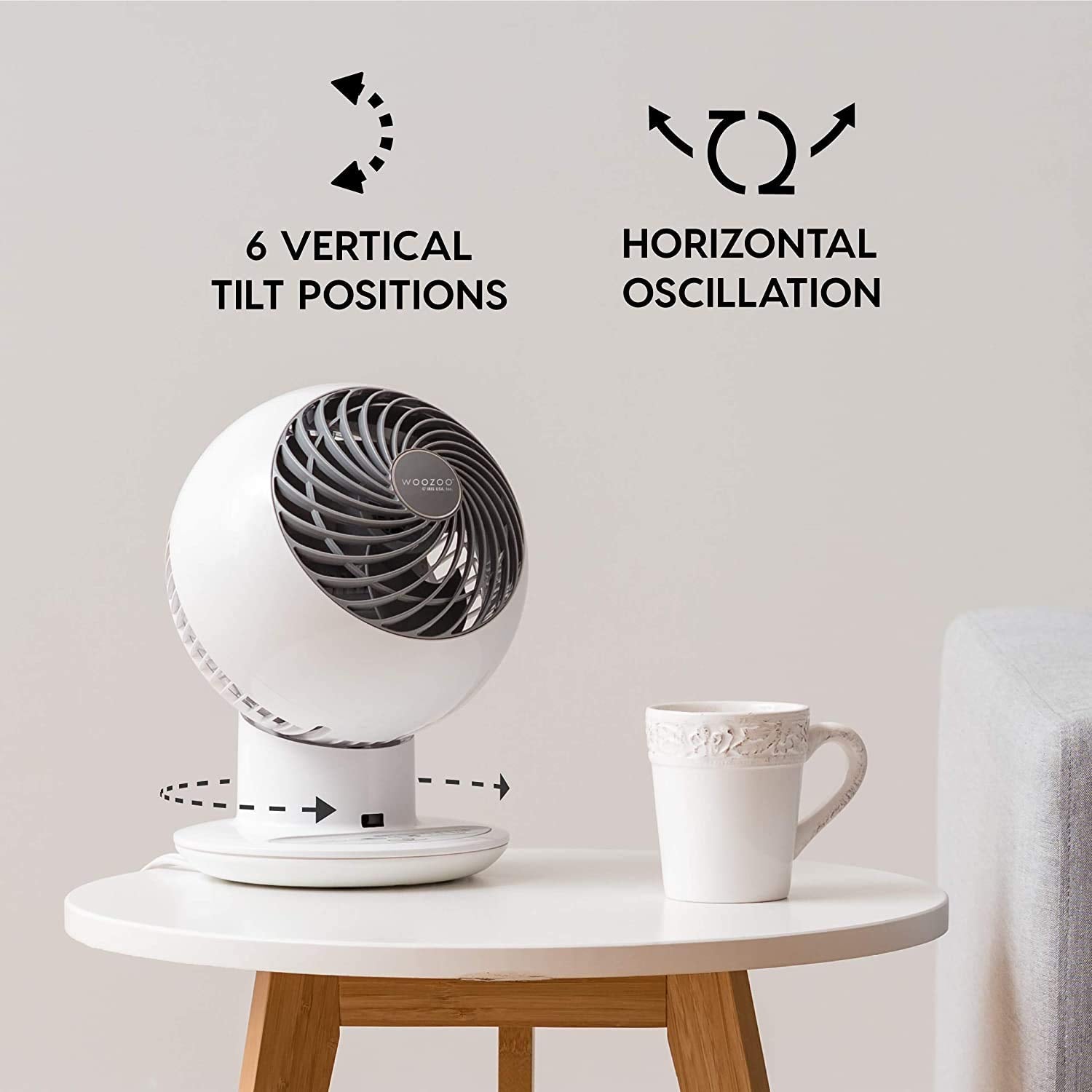 Woozoo 5 Speed Globe Fan 5 Year Warranty 1Count