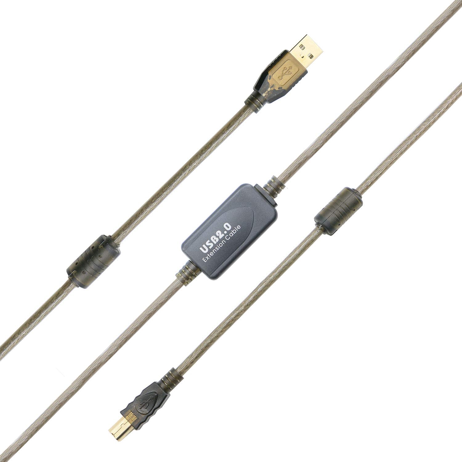 Pasow Usb 2.0 Cable A Male To B Male Cable For Printer Scanner (50 Feet)