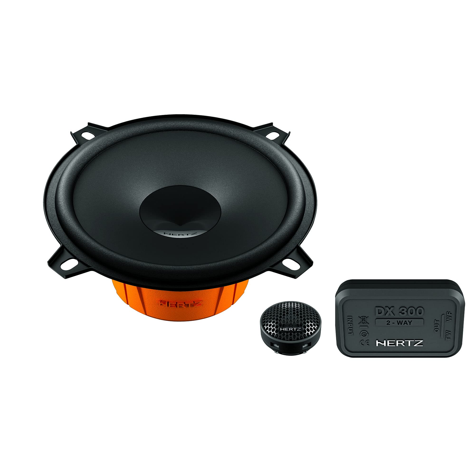 Hertz Dieci Series Dsk 1303 Component Speaker Kit 5.25' 2 Way: Dv 130.3 + Dt 24.3 + Dx 300 + Grilles