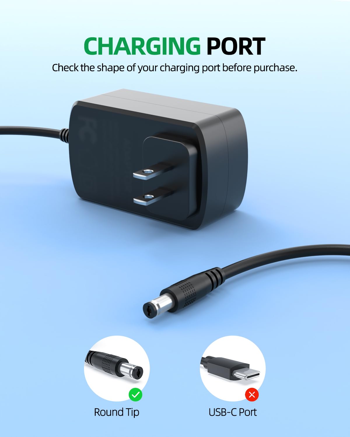 Charger Fit For Prettycare Vacuum Cleaner W200 W400 W300 W100 P1 P3 P4 Cordless Vacuum Cleaner Power Adapter Cord