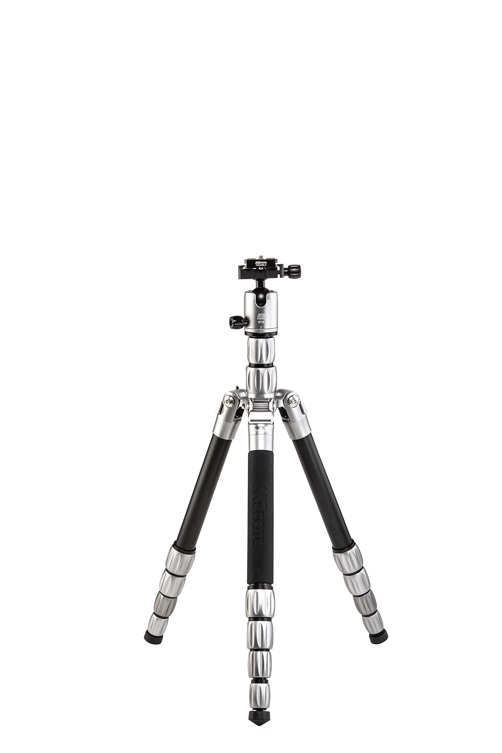 Mefoto Roadtrip S Lightweight 59.4'' Aluminum Travel Tripod/Monopod W/Case, Twist Locks, Dual Action Ballhead W/Arca Swiss Plate
