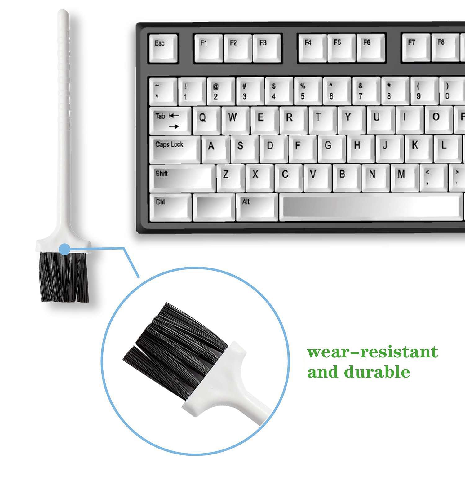 Litorange Silicone 500Pcs 40A Clear Universal O Ring Switch Dampeners Keycap Sealing Gasket Washer (Better Than Rubber) For Cher