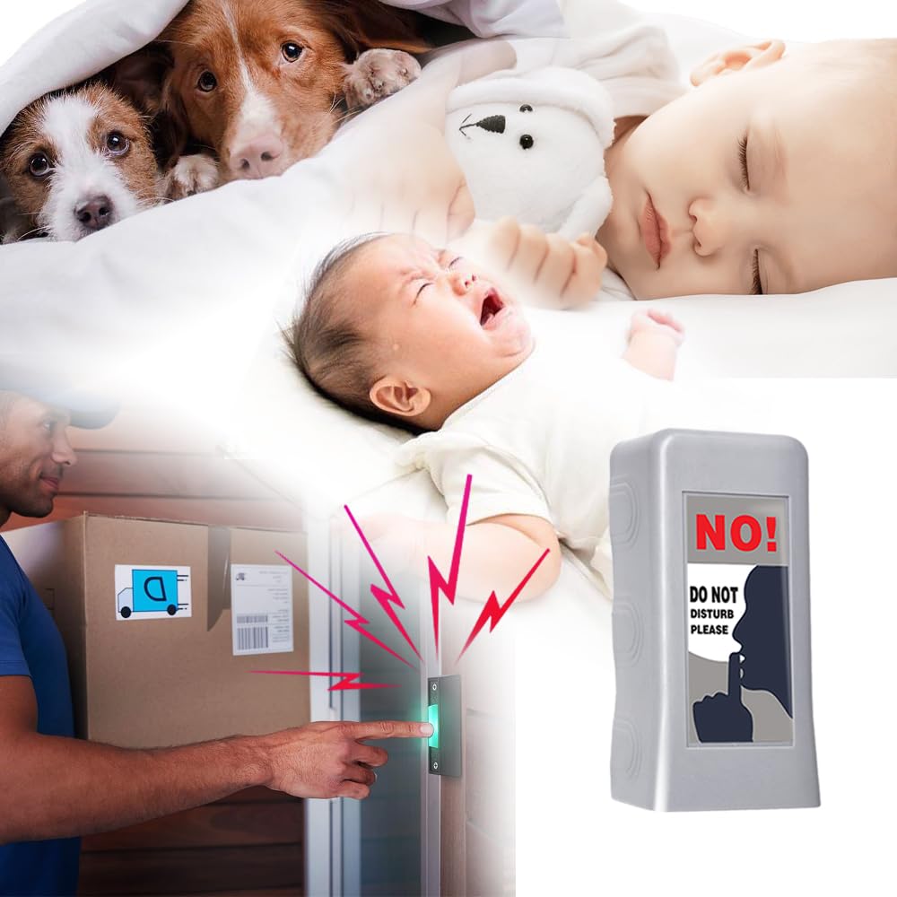 Do Not Disturb Doorbell Button Cover, Please Do Not Ring Signs, Suitable For Undisturbed Napping, Baby Sleep, And Dog Barking 2