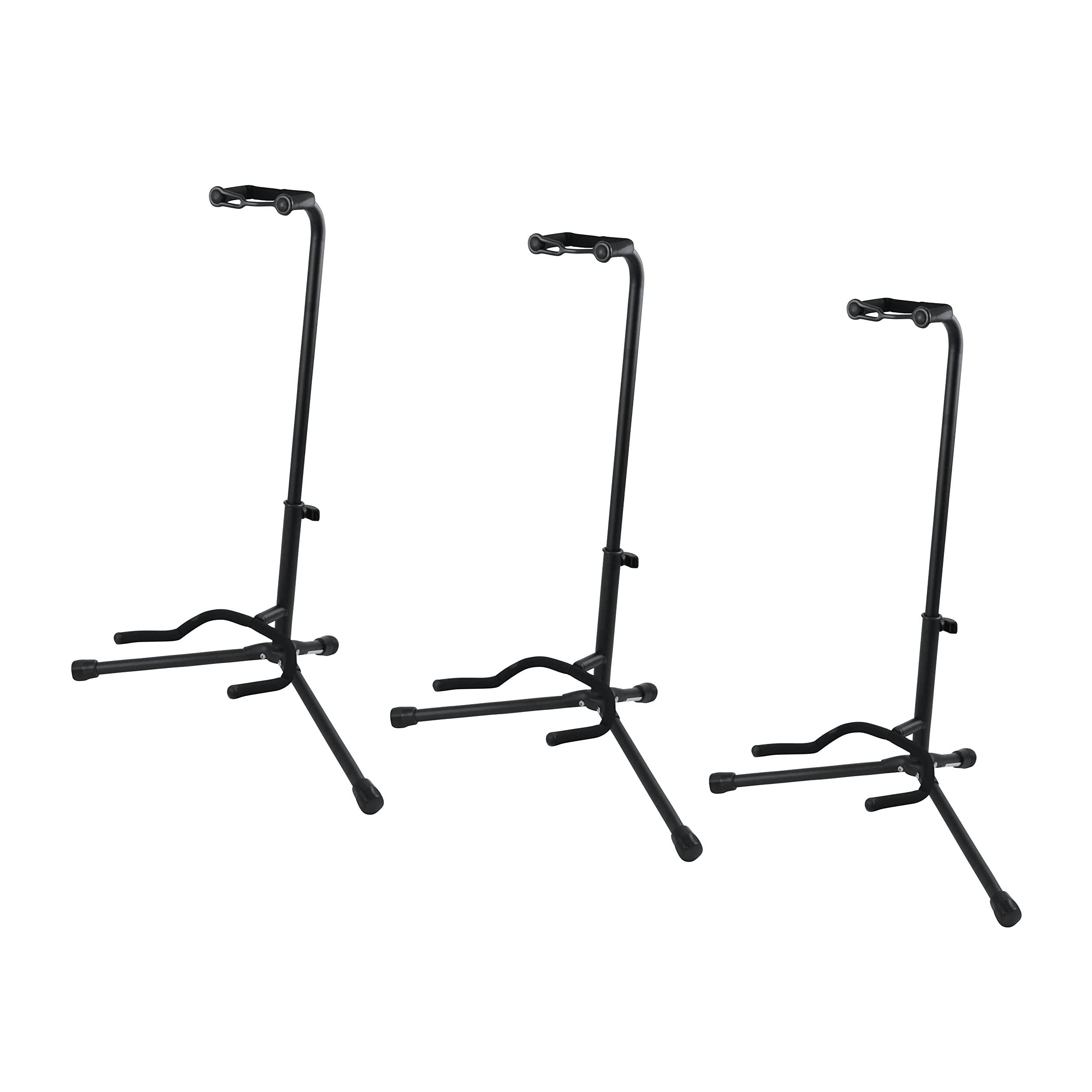Gator Frameworks Single Stand For Acoustic & Electric Guitars (3 Pack) (Gfw Gtr 10003Pk)