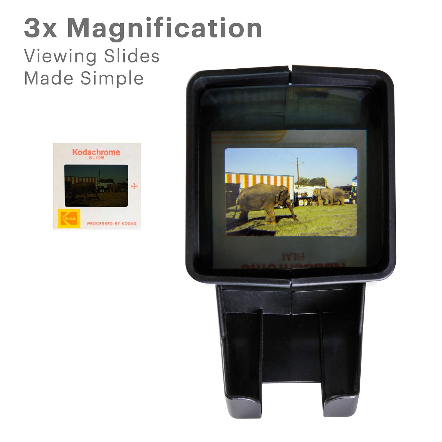 Kodak 35Mm Slide And Film Viewer   Battery Operation, 3X Magnification, Led Lighted Viewing     For 35Mm Slides & Film Negatives
