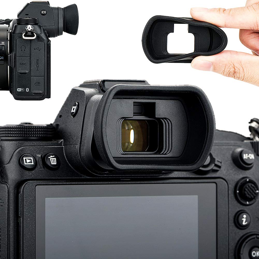 Soft Silicon Camera Evf Viewfinder Eyecup Eyepiece Eyeshade For Nikon Z6Iii Z6Ii Z7Ii Z6 Z7 Z5 Replaces Nikon Dk 29 Eye Cup Prot