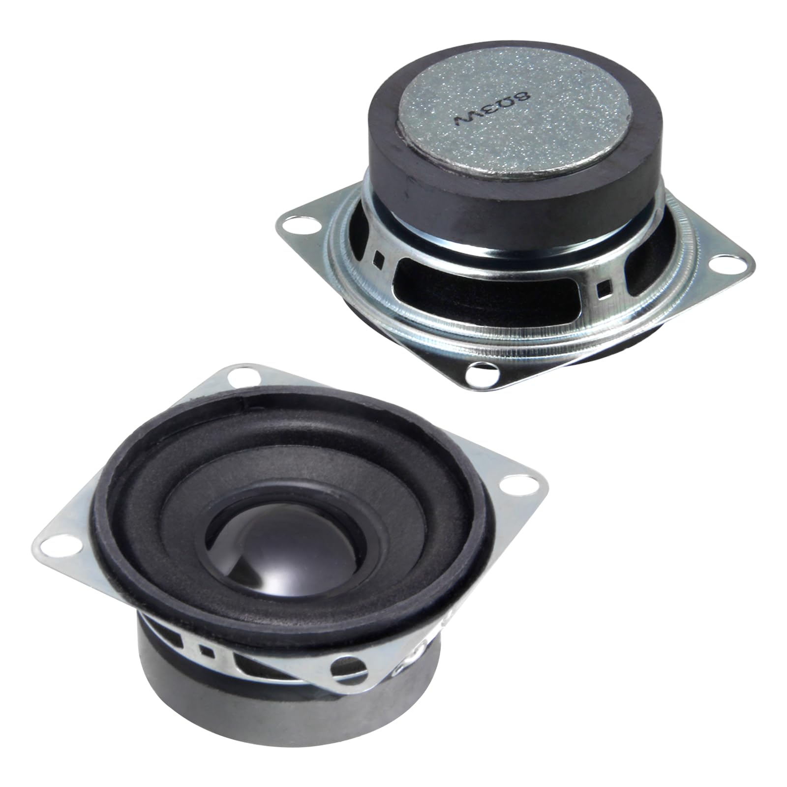 2 Pack 1.69 8ohm 3w Full Range Speakers, DIY Speaker Kit for Replacement Speakers, Complicable with Arduino Speaker