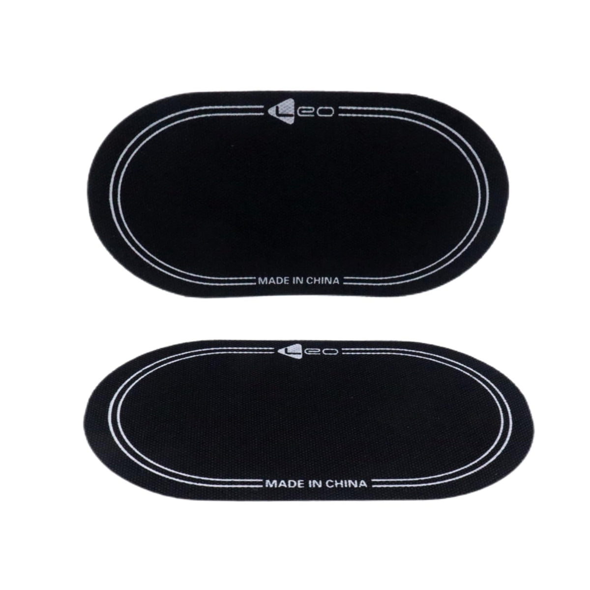 Cashbeat 2Pcs High Strength Fiber Bass Drum Double Pedal Patch, 6.1'' X 3.5'' Self Adhesive Drumhead Mute Pad, Durable & Effecti