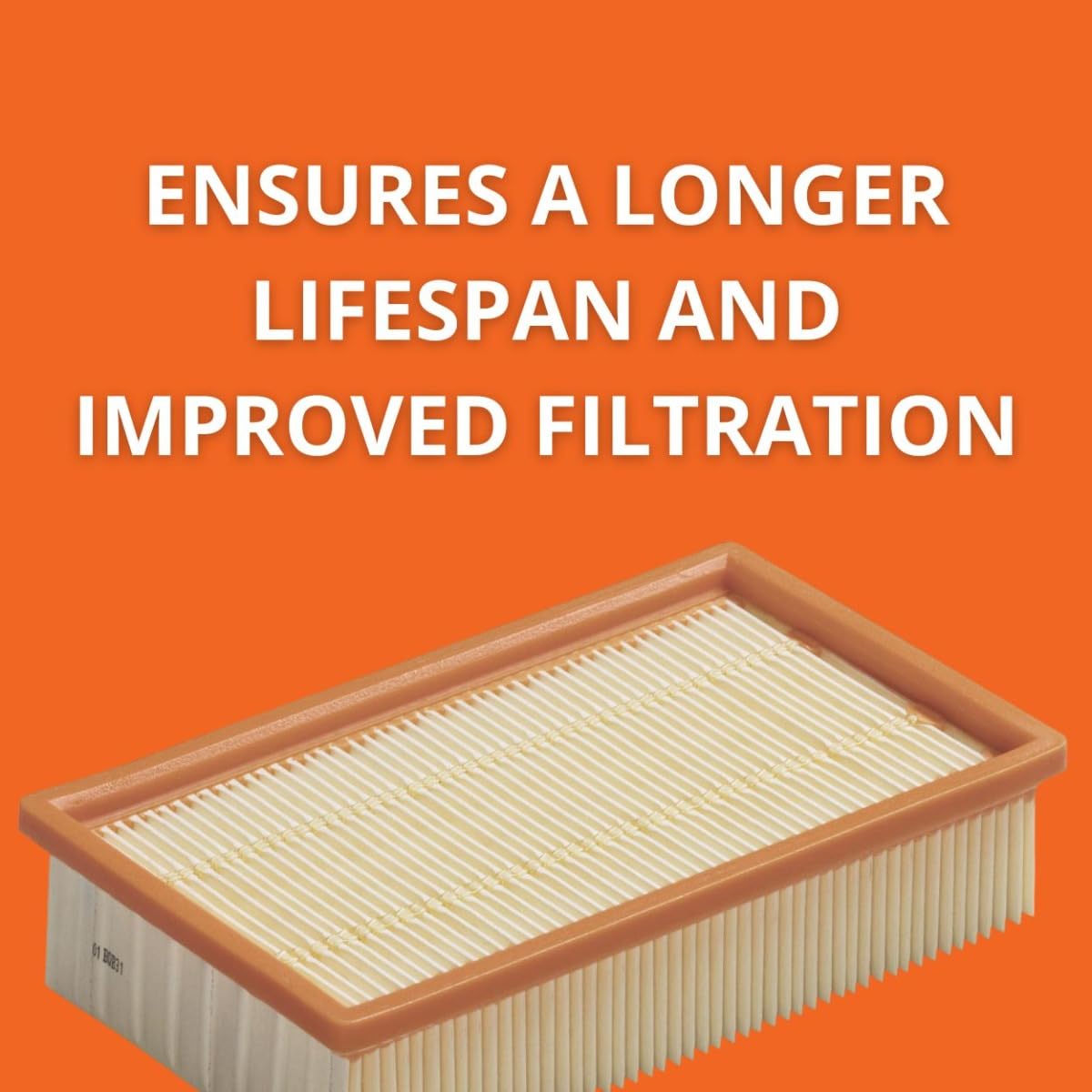 Fein Dust Extractor Flat Fold Filter For Turbo Vacuum   Cellulose With Dust Class M Certification   31345012010