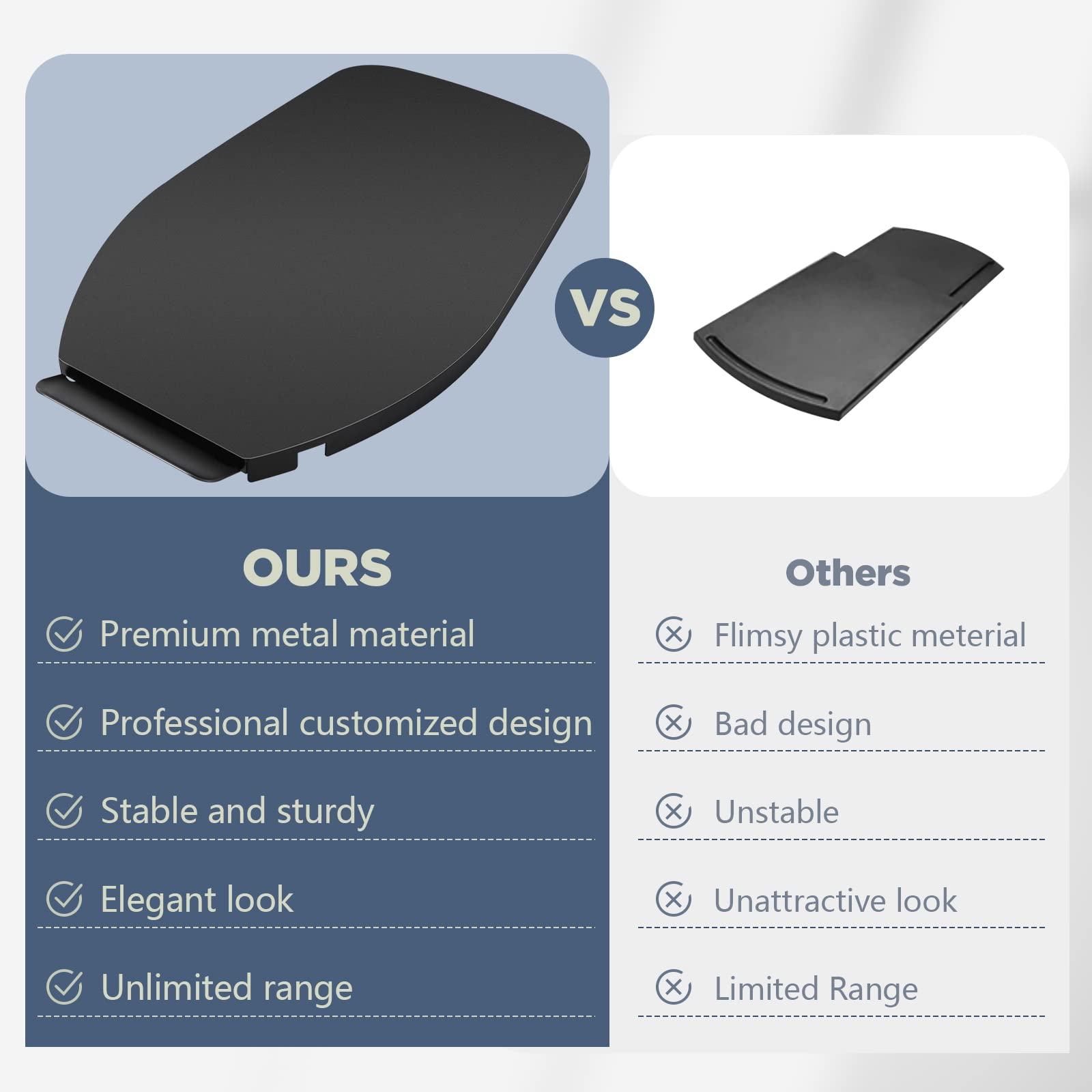 Mixer Sliding Tray For Kitchenaid 4.5 5 Qt Tilt Head Stand Mixer   Metal Rolling Tray Kitchen Countertop Appliance Slider Storag