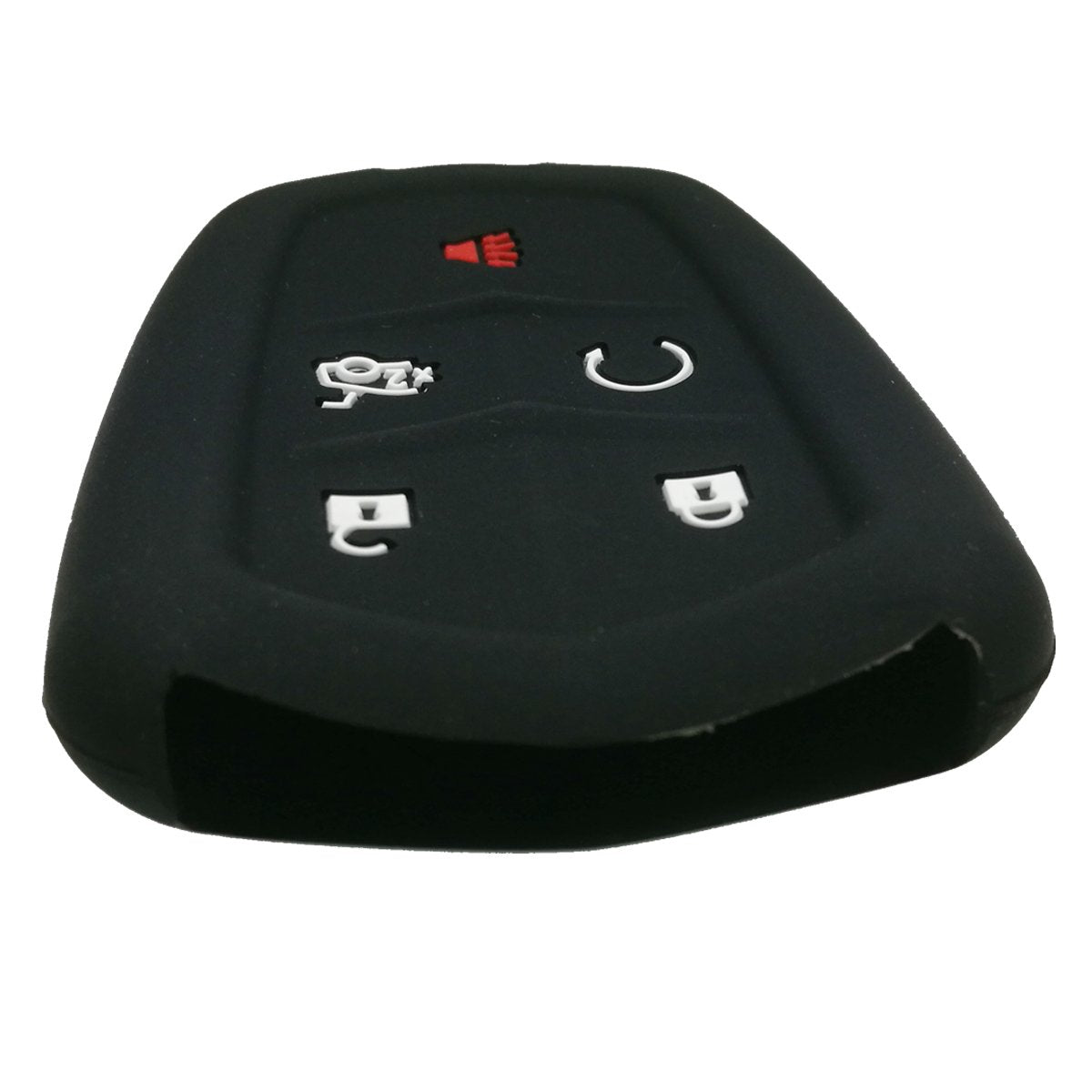 2Pcs Coolbestda Rubber 5 Buttons Smart Key Fob Remote Cover Case Protector Keyless Jacket For 2018 2017 2016 Cadillac Ct6 Xt5 Ct