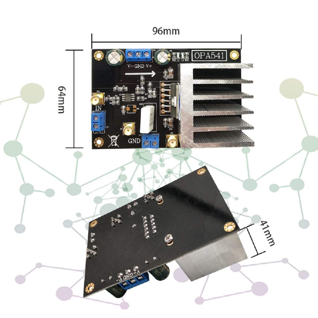 Taidacent Opa541 Op Amp High Power Monolithic Operational Amplifier 5A Current High Voltage Audio Amplifier Sound Amplifier Board