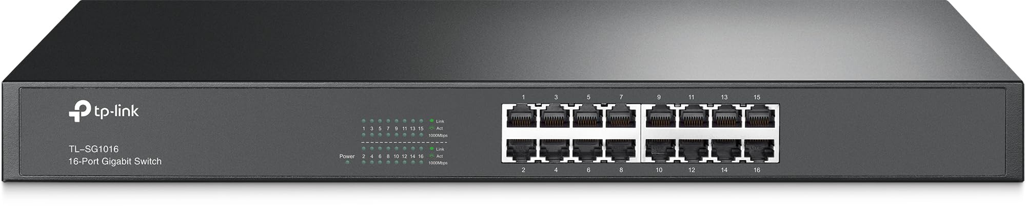 Tp Link 2Ka4944 Tl Sg1016 101001000Mbps 16 Port Gigabit 19 Inch Rackmountable Switch 32Gbps Capacity