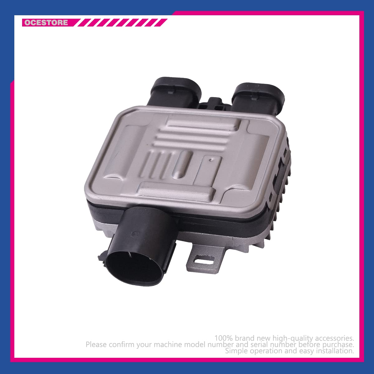 Ocestore Aj51 15 15Ya Cooling Fan Unit Control Module 7T438C609Ba Compatible With S60 S80 V70 Xc70 Xc60 7G919A819Aa Cooling Fan