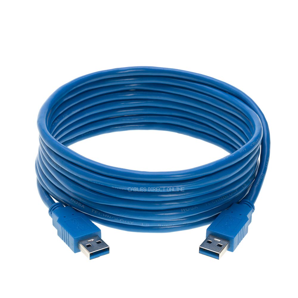 USB 3.0 A Male to A/B/C Male Cable Cord 3FT 6FT 10FT Data Wire Charger Printer Laptop Pc (10FT, (A - Male) to (A -Male))