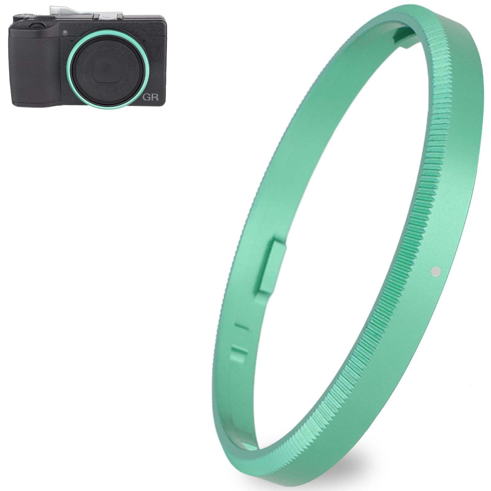 Haoge Rrc Gr3Xe Green Metal Decorate Ring For Ricoh Gr3X/Griiix Camera Accessories Replaces Gn 2