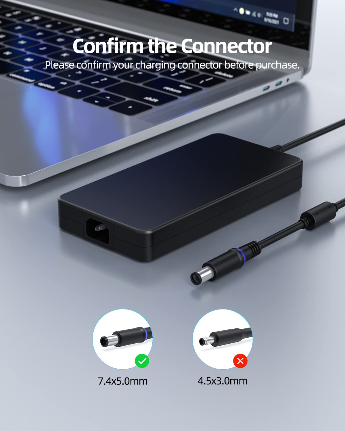 (Ul Certified Safety) 240W Charger Fit For Dell Alienware Laptop M17 M15 R3 R4 R2 R5 R6 R7 15 17 R2 R3 G5 G7 G3 M16 M17X M14X X17 X16 X15 Ga240Pe1 00 Gaming Laptop Power Cord Supply