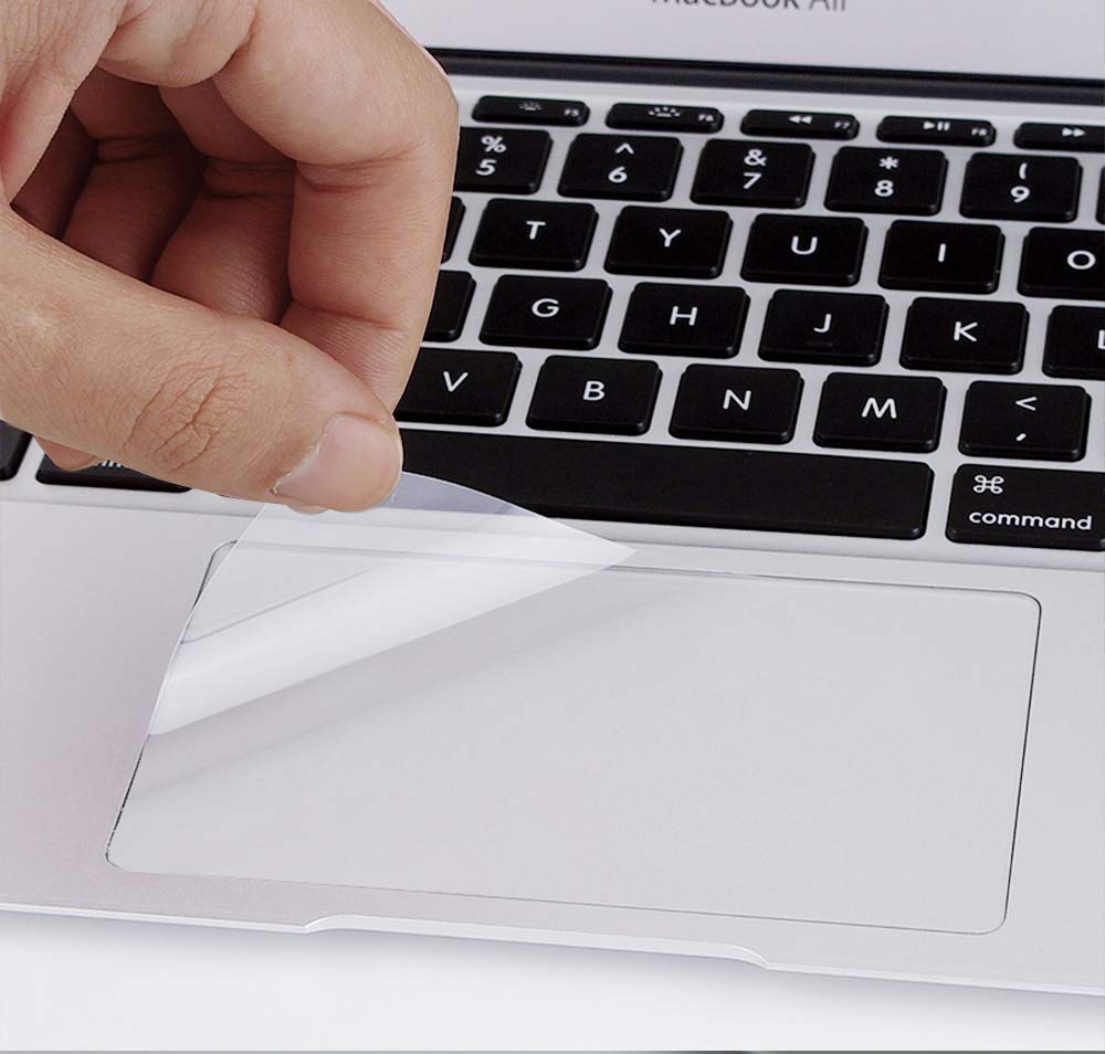 (2 Pack) Clear Anti-Scratch Trackpad Protector Touchpad Cover Skin For Newest Macbook Pro 13 Inch With Or Without Touchbar Model