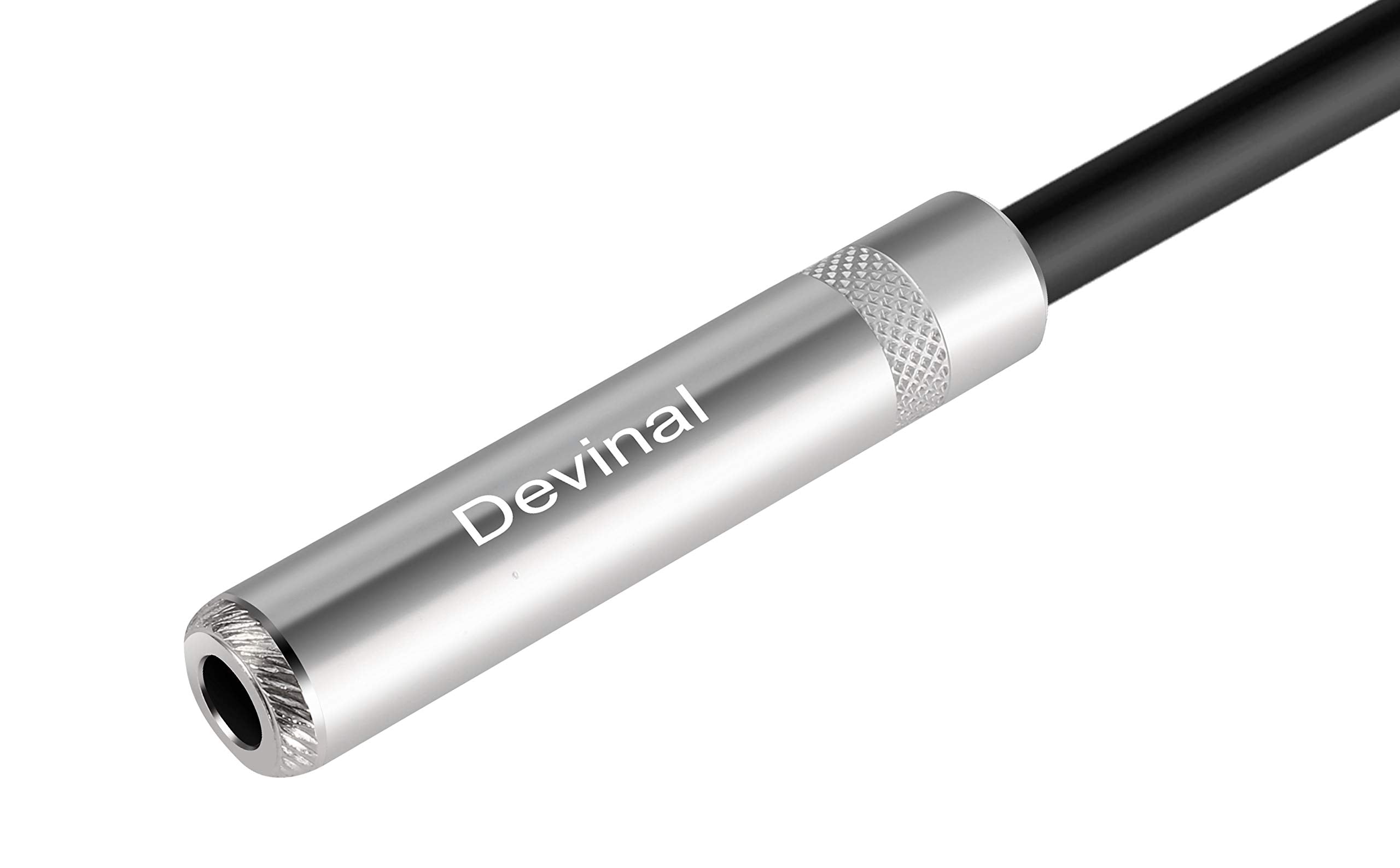 Devinal Xlr Male To 1/4'' Female Calbe, 3 Pin Male To 6.35Mm Socket Audio Cord, Xlr Plug To Ts/Trs Quarter Inch Adapter Connecto