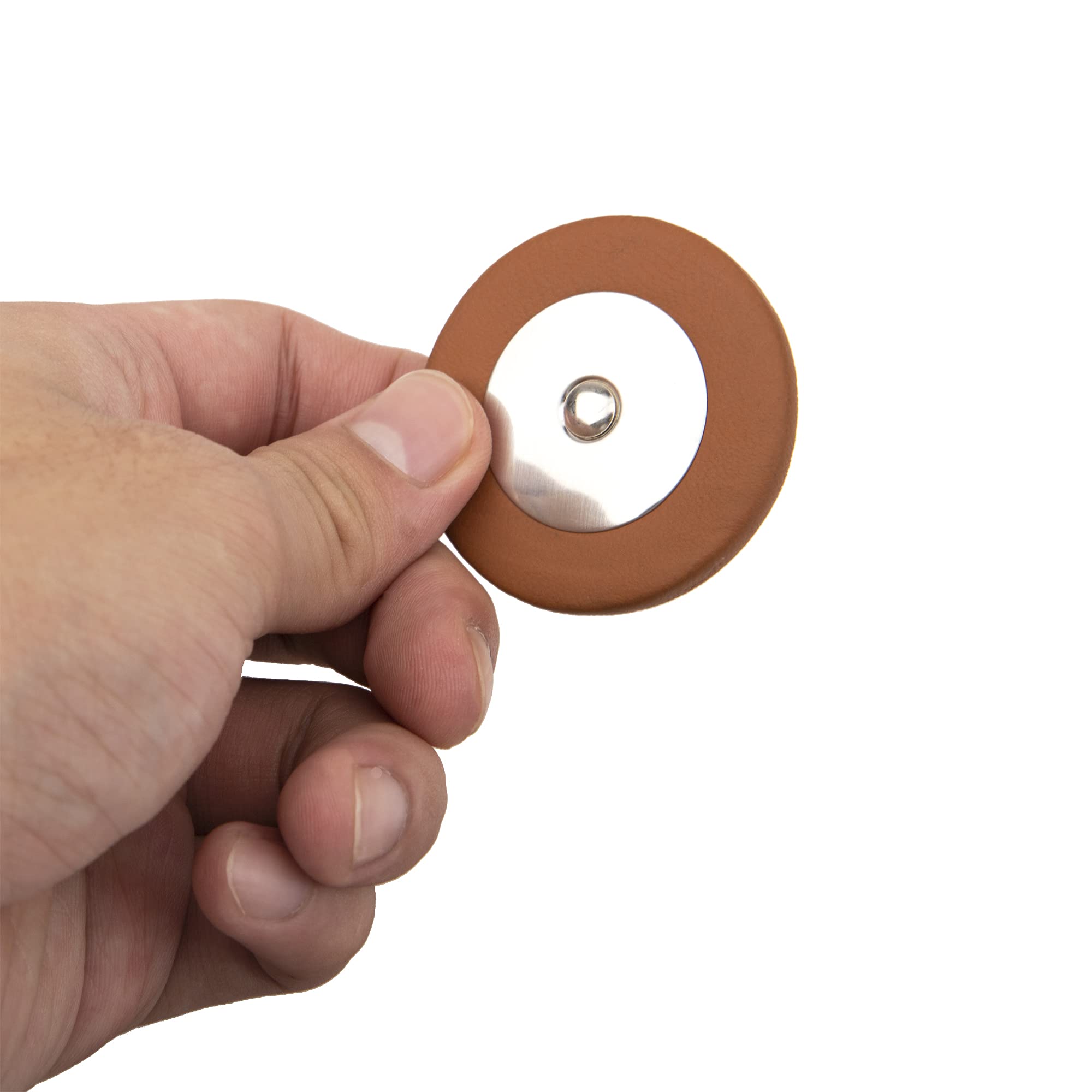 25Pcs Yootones Sax Leather Pads 14 Sizes Replacement Accessories Compatible With Alto Saxophone Brown