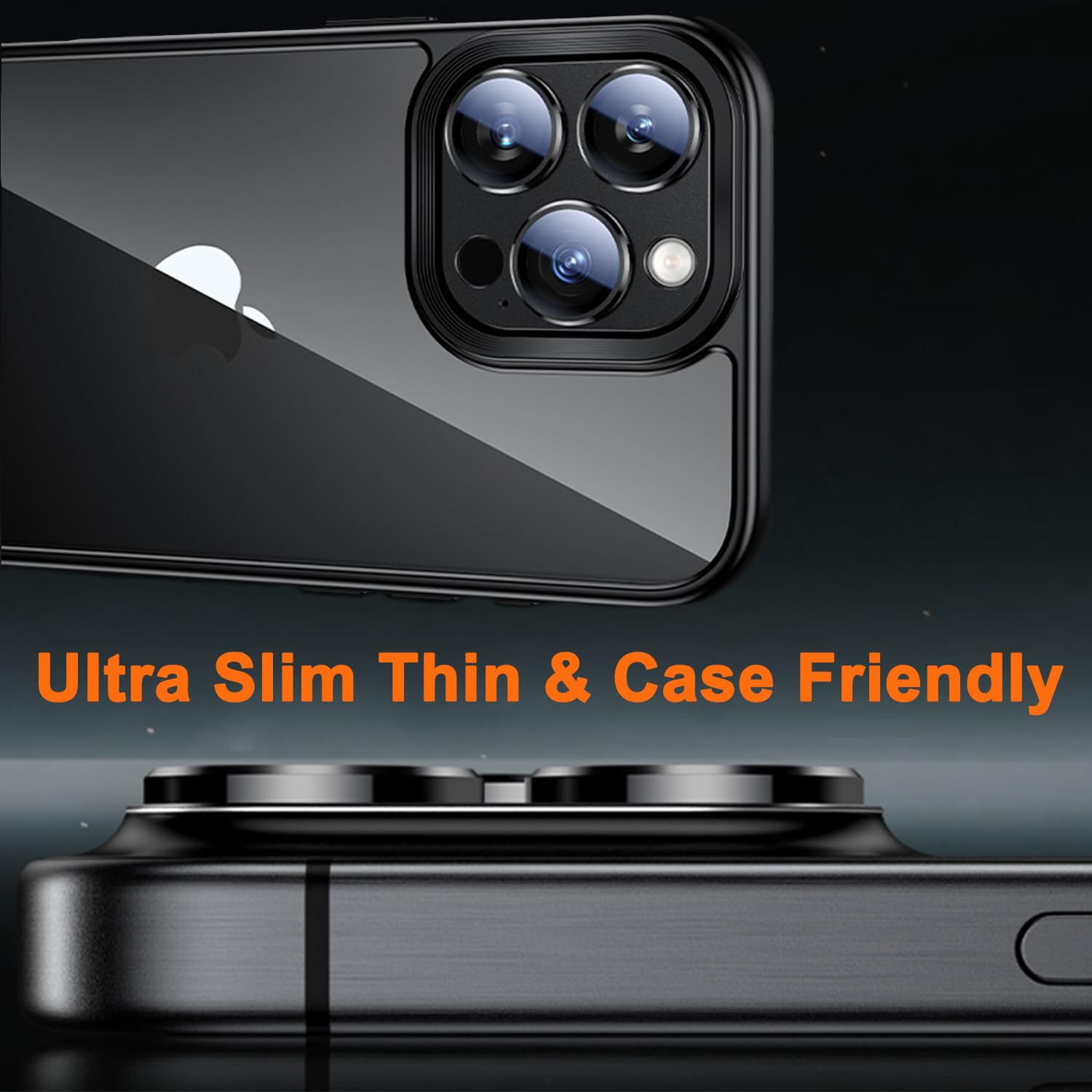 Cojoc For Iphone 16 Pro Max/Iphone 16 Pro/Iphone 15 Pro/Iphone 15 Pro Max Camera Lens Protector [Original Design] Metal Alloy 9H