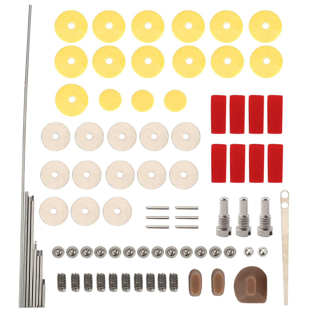 Vbestlife Flute Repair Parts, Practical Diy Repair Maintenance Kit Set Musical Instrument Parts Accessories For Flute