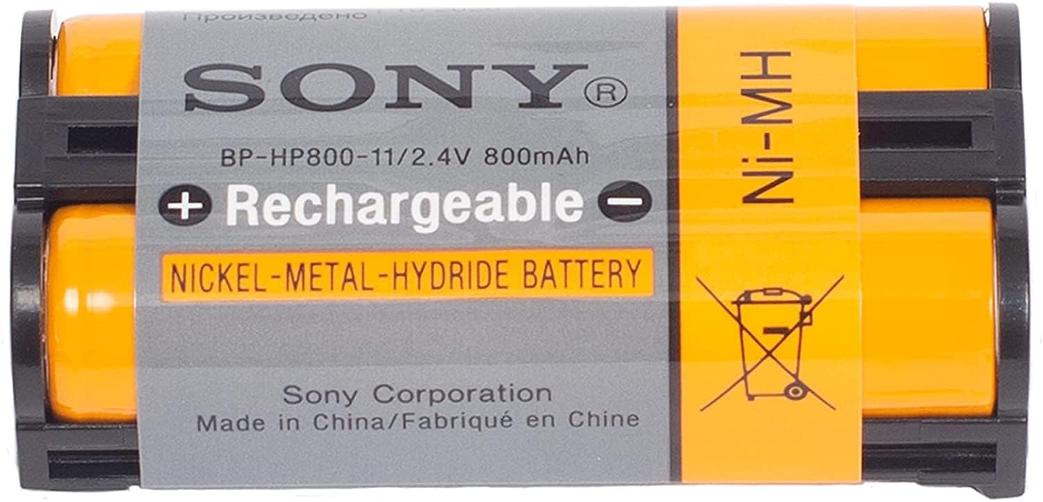 Genuine Sony Rechargeable Battery Bp Hp800 11 For Sony Mdr Rf995Rk, Mdr Rf995R, Wh Rf400, Mdr Rf895Rk Wireless Headphones