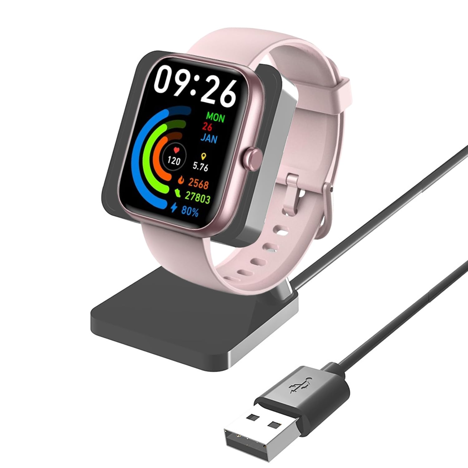 Idw25 Smart Watch Charger,Lamshaw Charging Stand Desk Holder Charging Dock Station Compatible With Vrpefit Idw25,Compatible With