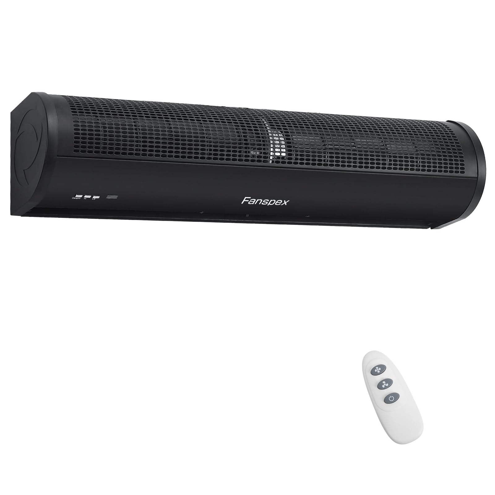 Fanspex 36'' Wall Mounted Air Curtain, High Velocity Commercial Over Door Fan For Home Garage Shop Restaurant, 2-Speed, 120W Low