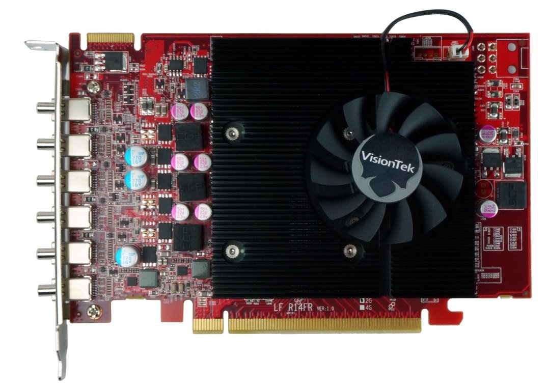 Visiontek Radeon 7750 2Gb Gddr5 6M (6X Minidp, 6X Minidp To Hdmi Adapters) Graphics Card   900880