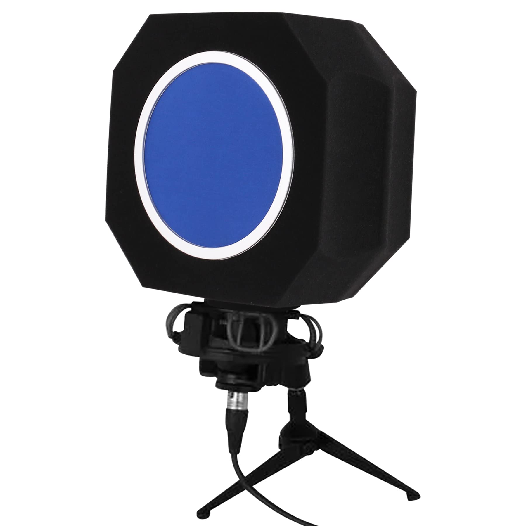 Professional Microphone Isolation Shield With Pop Filter,Reflection Filter For Recording Studios, Sound Absorbing Foam For Noise