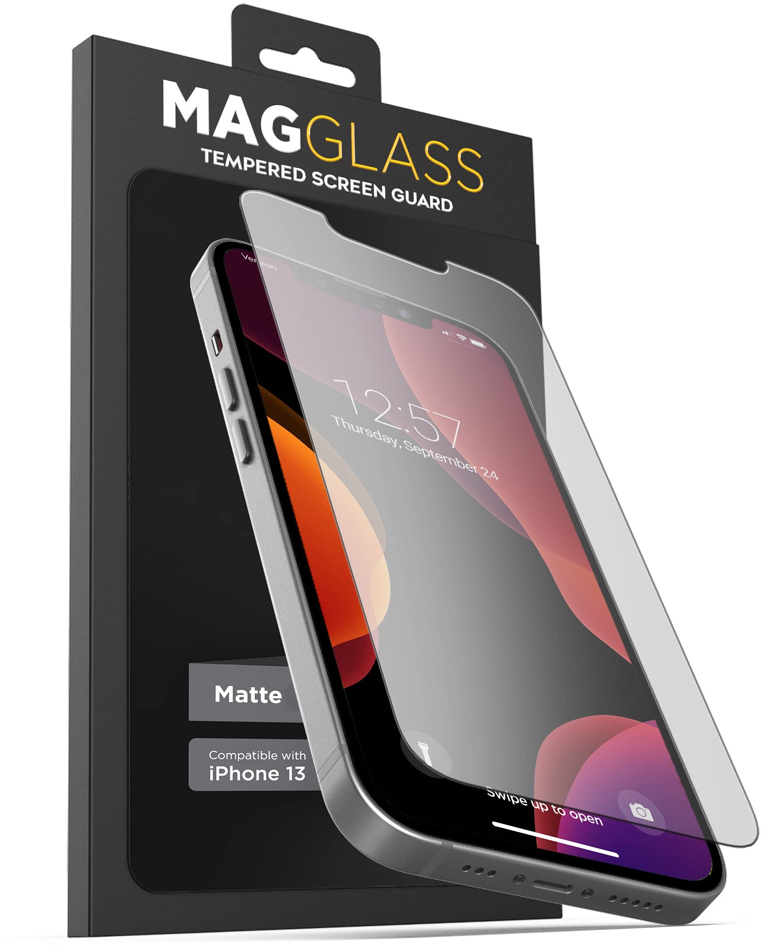 Magglass Matte Screen Protector Compatible With Iphone 14 Plus/Iphone 13 Pro Max Tempered Glass   Anti Glare, Fingerprint/Oil Re
