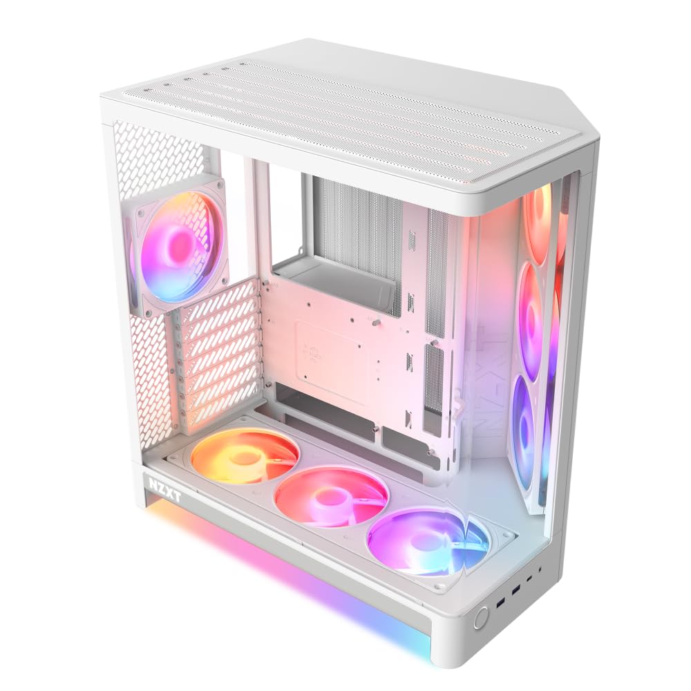 NZXT CS CCH62FWP1 H6 RGB+ (2026) Compact Dualchamber ATX Mid Tower TG White