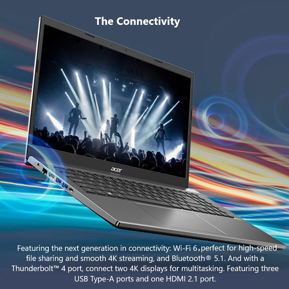 Acer Aspire 5 A515 57G 735F Slim Laptop | 15.6'' Full Hd Ips | Intel Core I7 1260P | Nvidia Geforce Rtx 2050 | 16Gb Ddr4 | 512Gb