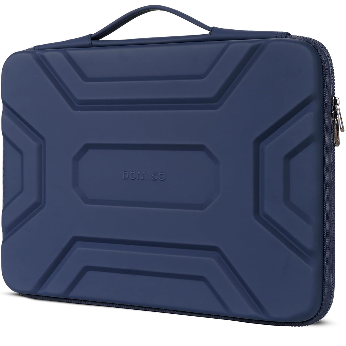 DOMISO 15.6 inch Laptop Sleeve Shoulder Bag Shockproof Computer Bag Waterproof EVA Protective Carrying Case for 16' MacBook Pro/Max M2 M1 2019-2023,15'-16' HP Dell Asus Laptop,Dell XPS 15,Dark Blue