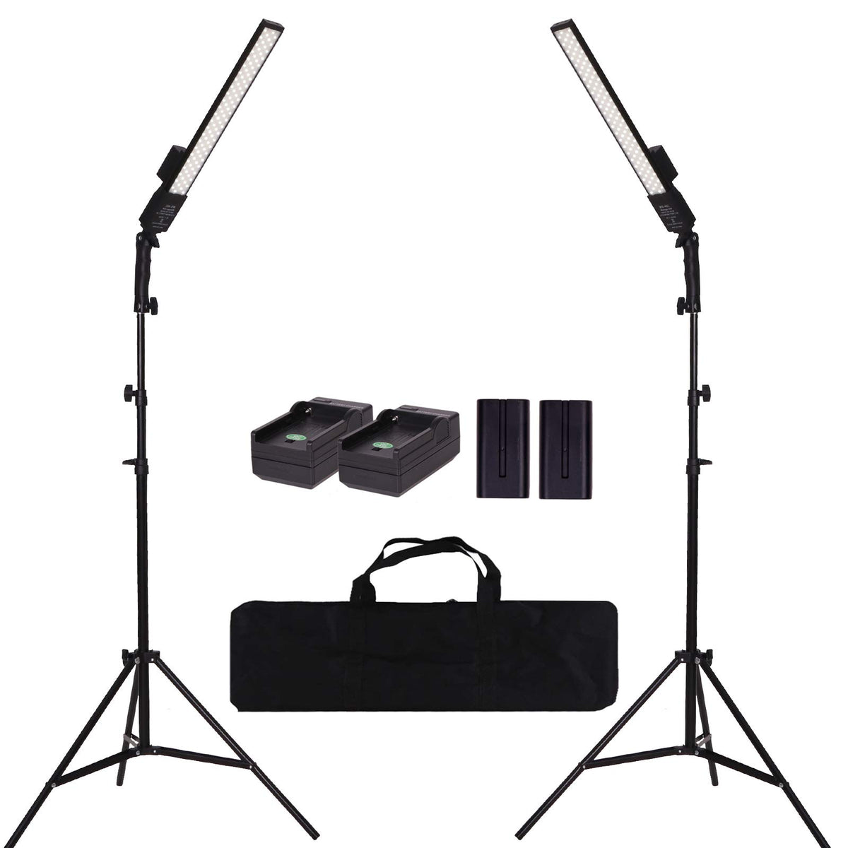 Gskaiwen Led Video Light Battery Powered Photography Light Portable Handheld Wand,Dimmable 2800-5500K Photo Studio Light Kit Wit