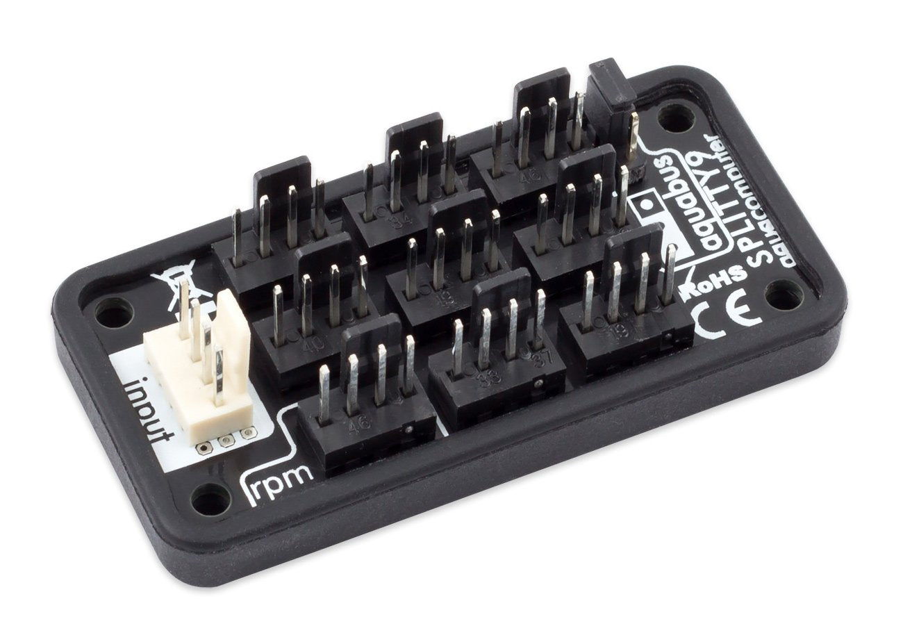 Aqua Computer Compatible SPLITTY9 Splitter fr bis zu 9 Lfter Oder aquabus-Gerte