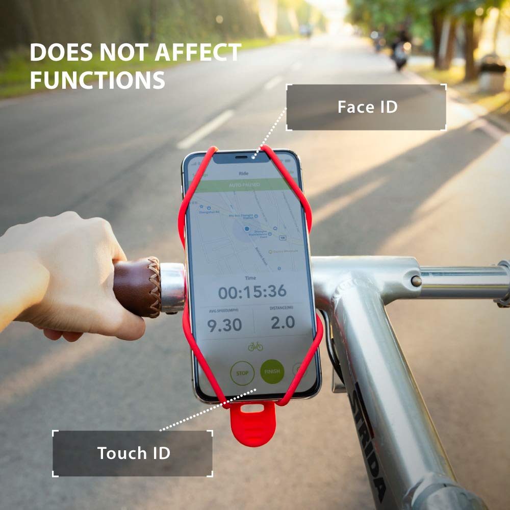 Bone Bike Tie 3, Universal Bike Phone Mount Holder For Handlebar, Bicycle Motorcycle Phone Holder For Iphone 13 12 Pro Max Mini