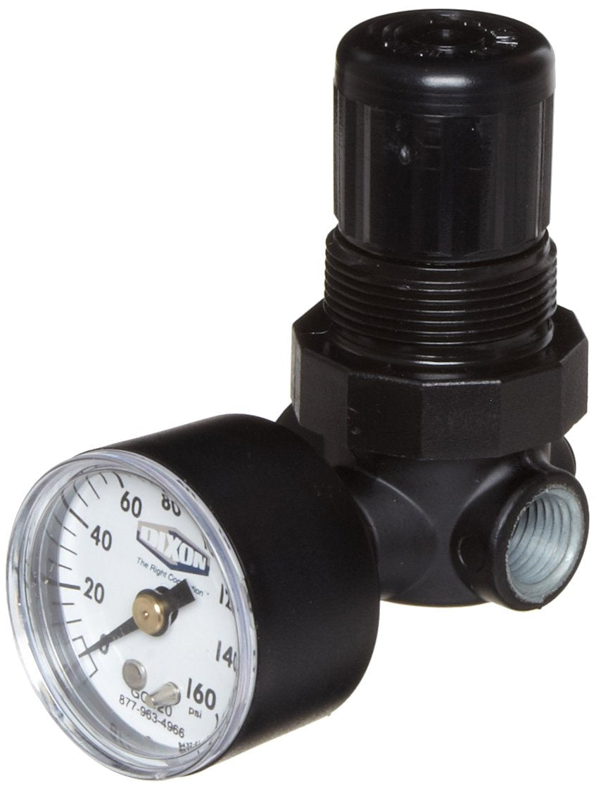 Dixon R07 200R Norgren Series Miniature Regulator Without Gauge, 22 Scfm, 1/4'' Port Size, 5 100 Psi
