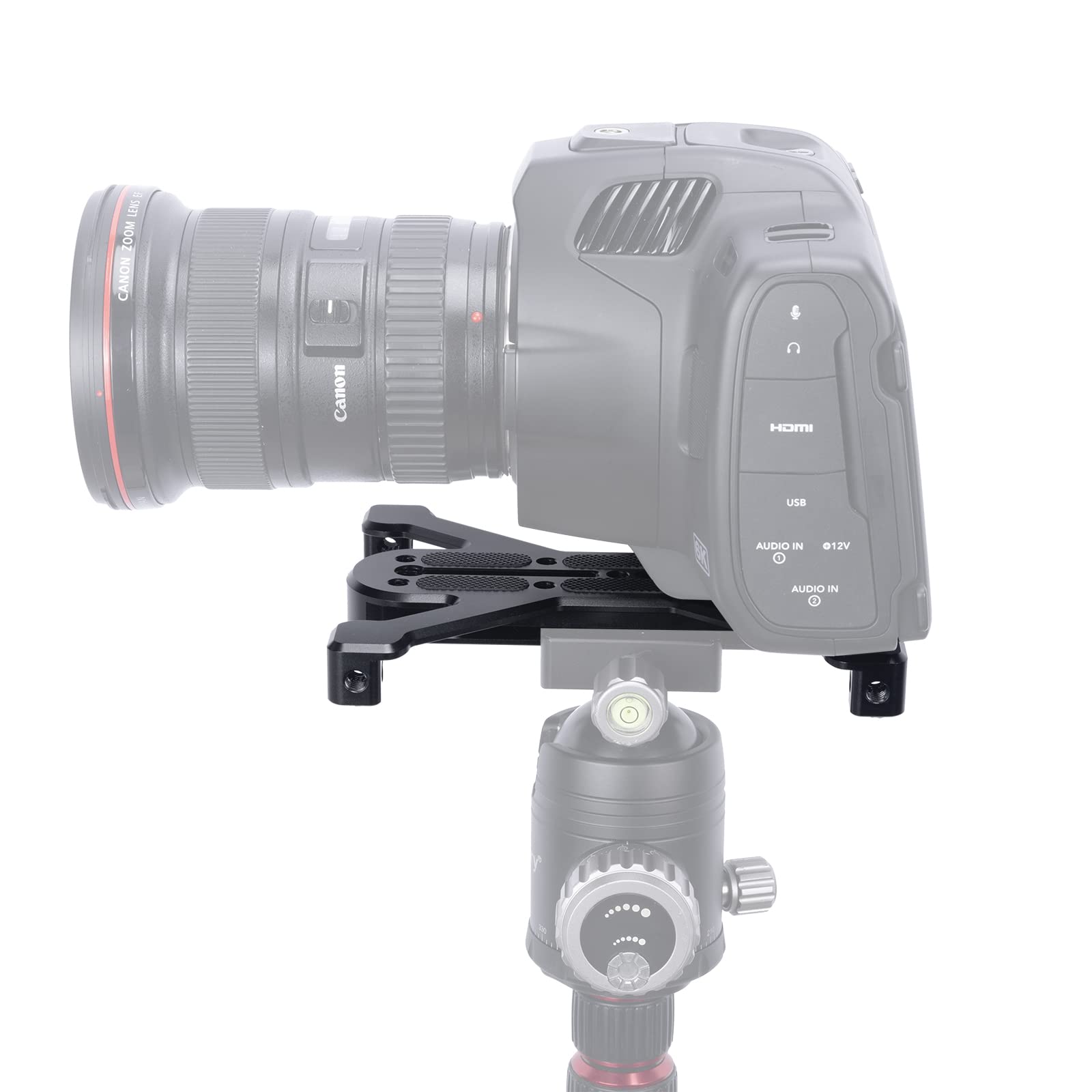 Niceyrig 6 Long Quick Release Plate For Arca-Swiss Type Applicable For Dslr Camera, Cinema Camera, Camcorder With Four Feet Base