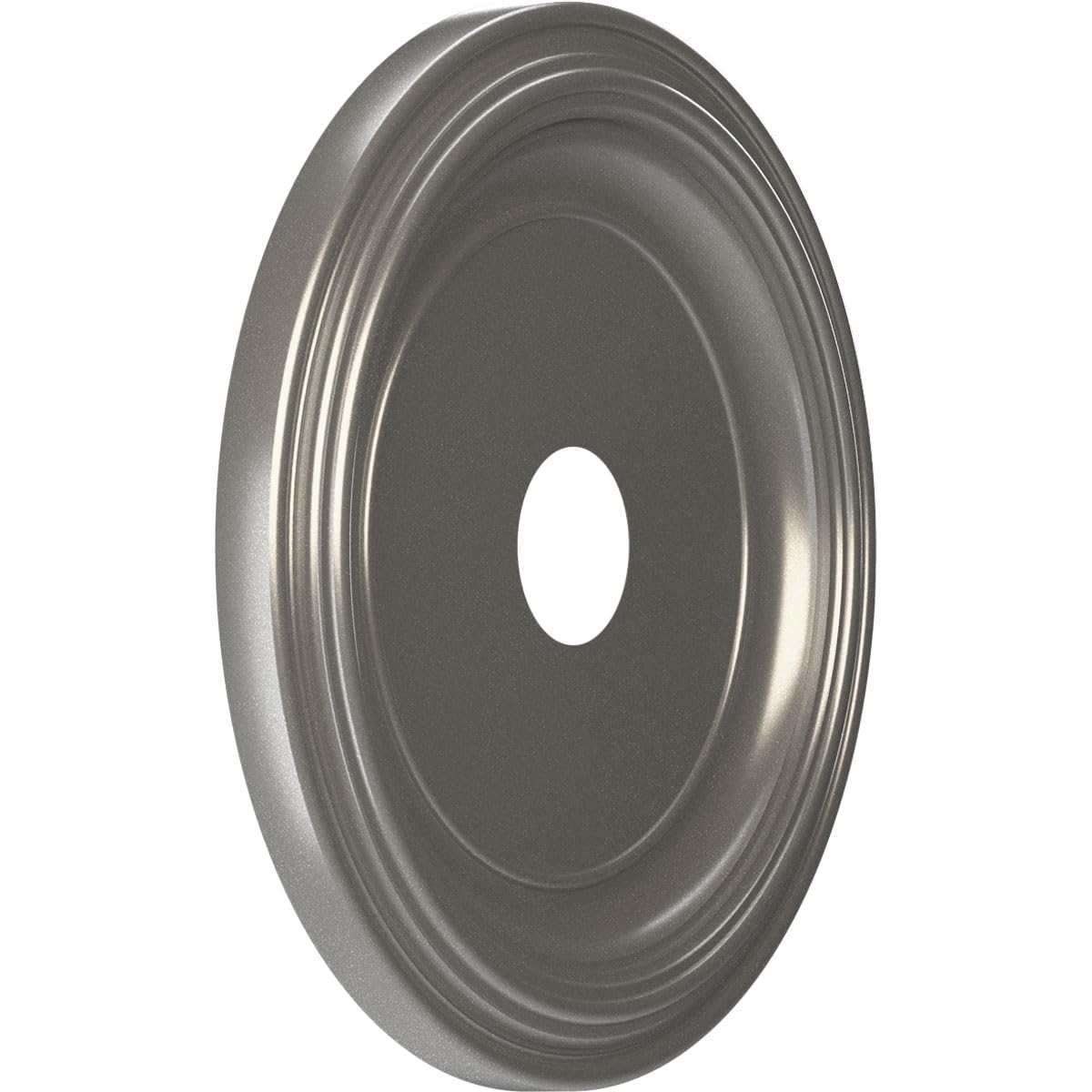 Ekena Millwork 19Od X 3 1/2Id X 1 1/2P Traditional Thermoformed Pvc Ceiling Medallion (Fits Canopies Up To 11 1/2), Aged Dark St