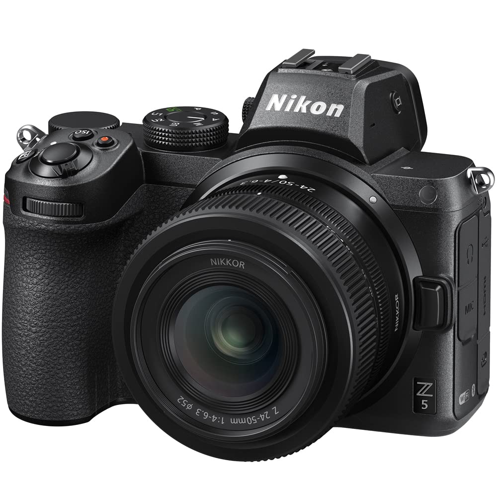 Nikon 1642 Z5 Full Frame Mirrorless Camera Body Fx 4K Uhd + 24-50Mm F/4-6.3 Lens Bundle With 3 Yr Cps Enhanced Protection Pack
