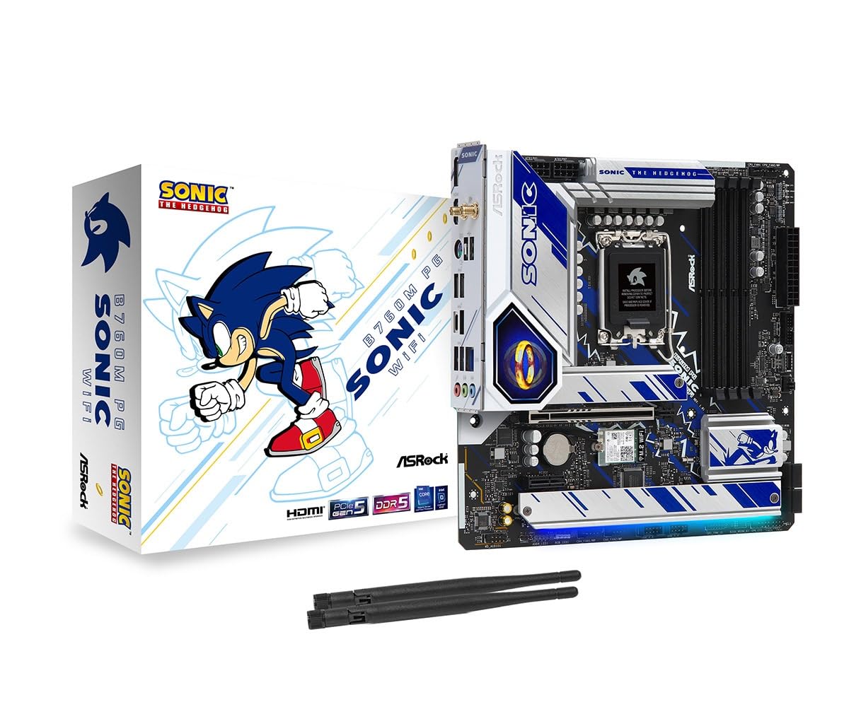 Asrock B760M Pg Sonic Wifi Intel B760 Lga 1700 Micro Atx
