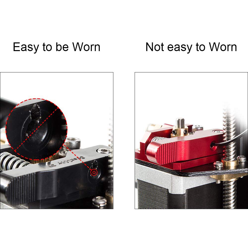 Aokin Upgraded Aluminum Mk8 Extruder Drive Feed 3D Printer Extruders For Creality Ender 3/3 Pro/3 V2, Ender 5/5 Pro/5 Plus, Cr 1