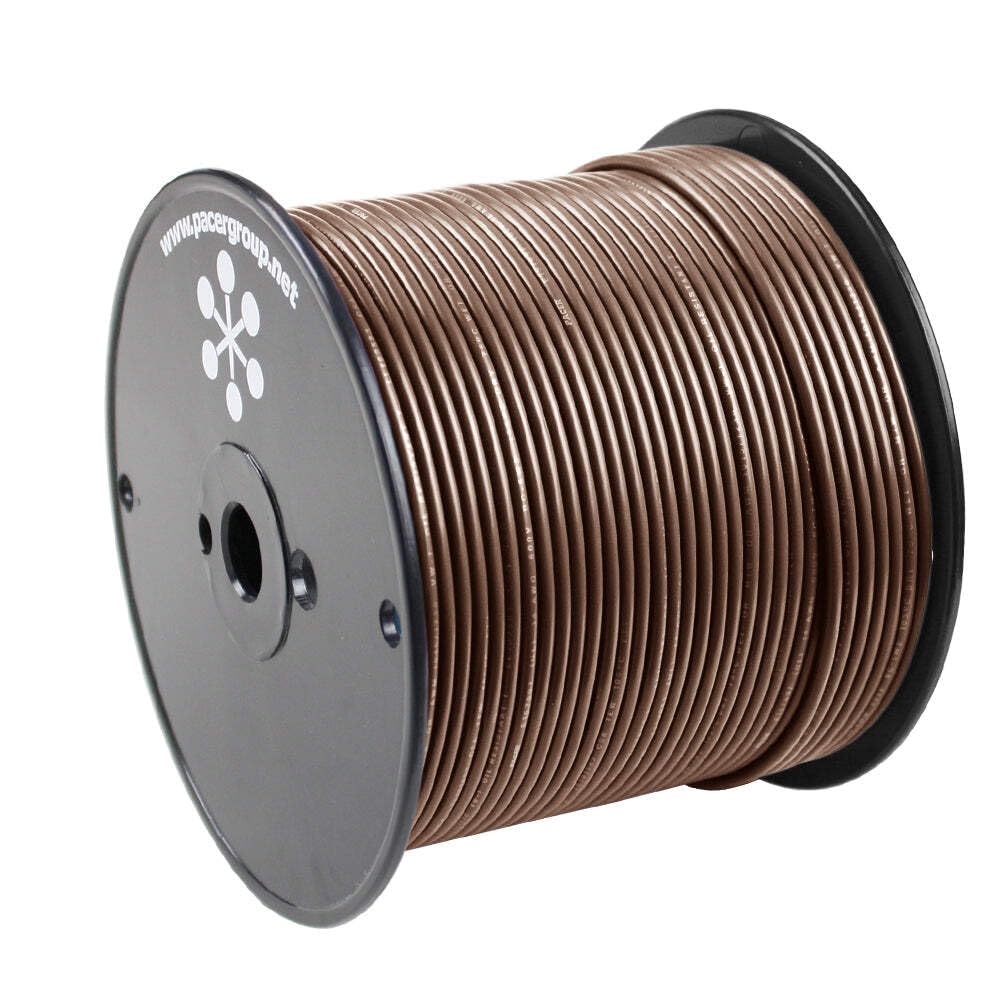 Pacer Brown 14 Awg Primary Wire - 500&#39;,WBHDWB0CWJ4FG9L