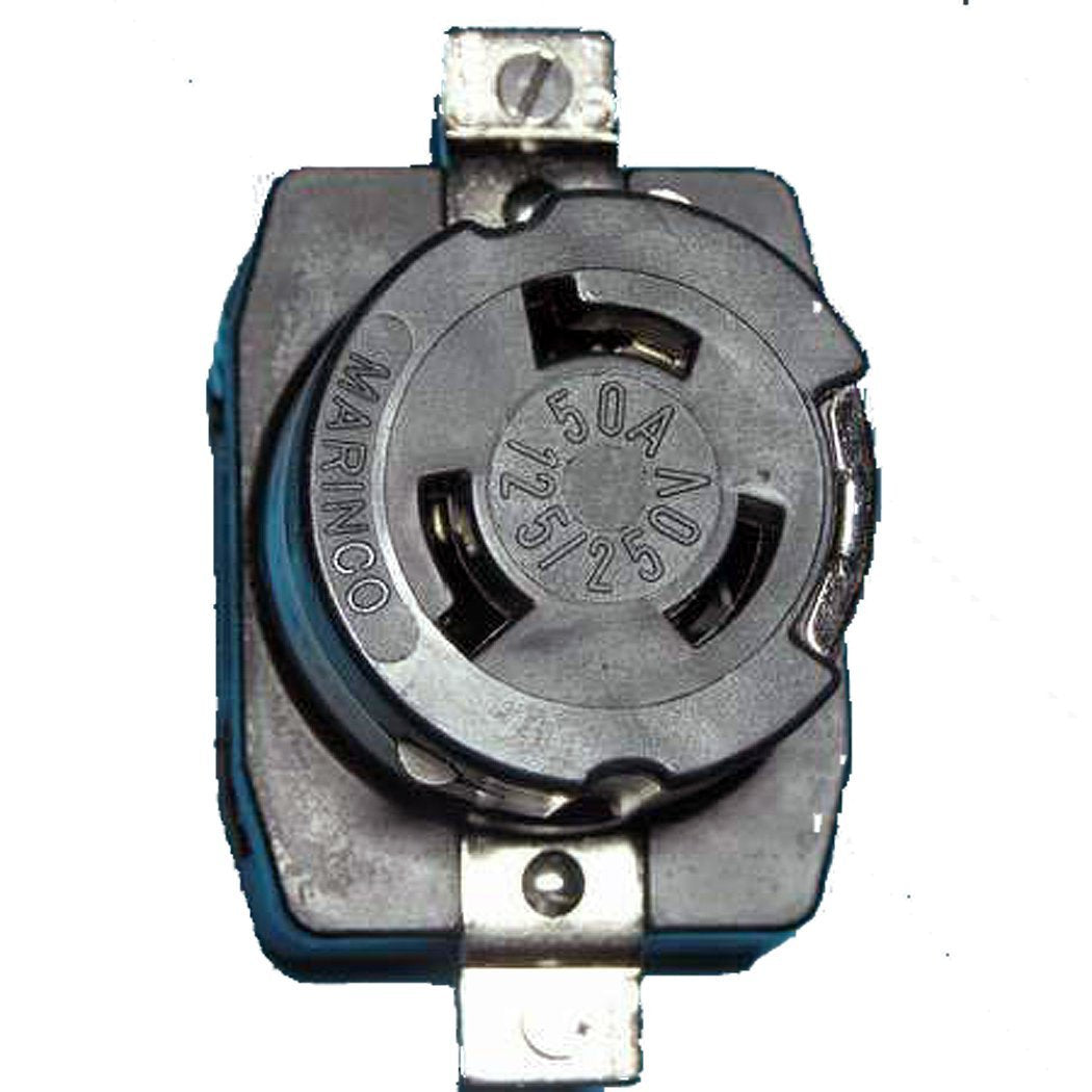 Marinco 6369Cr 125/250V 50Amp Wire Dockside Receptacle